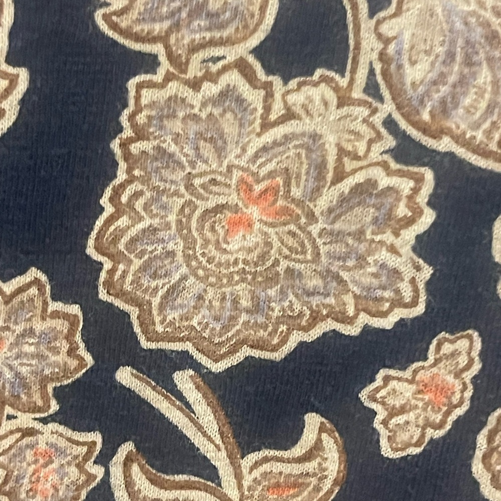 J. Jill Black and Tan Floral Mini Dress XL with pockets - Picture 6 of 6